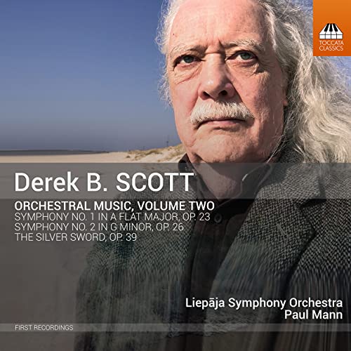 CD cover featuring composer Derek B. Scott and orchestra details.