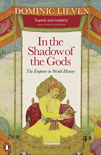 Book cover featuring a painting of a Mughal emperor seated on a throne.