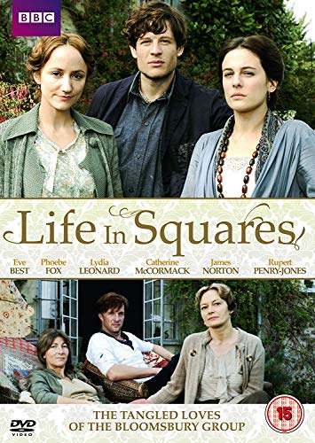 DVD cover for Life in Squares featuring cast members in period clothing against garden backgrounds.