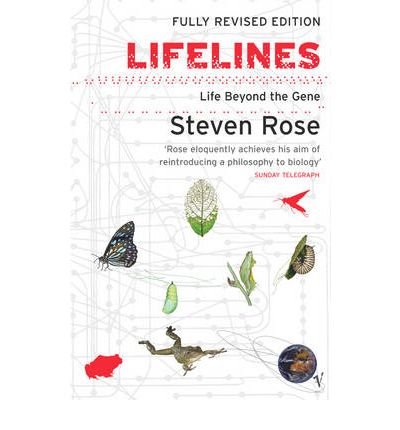 Book cover: "Lifelines" by Steven Rose, with illustrations of insects and plants.