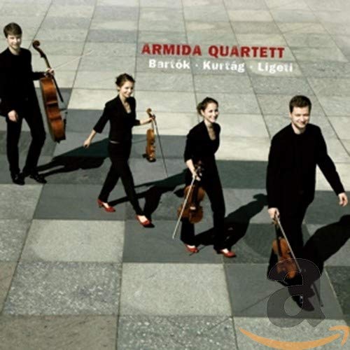 CD cover featuring four musicians with string instruments in shadow.