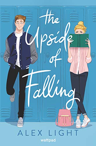 Book cover: two young people with lockers and a pink backpack.