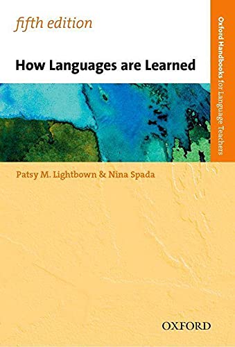 Book cover: "How Languages are Learned," fifth edition, Oxford Handbooks.