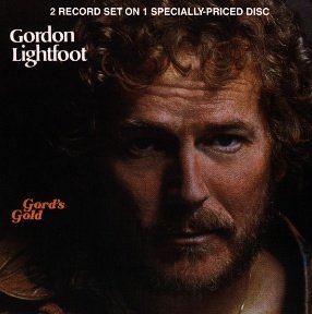 CD cover of Gordon Lightfoot with a sepia-toned portrait.