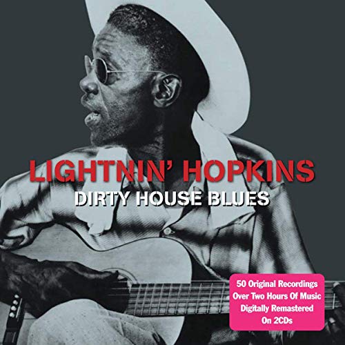 Lightnin' Hopkins CD cover featuring a portrait of the blues musician.