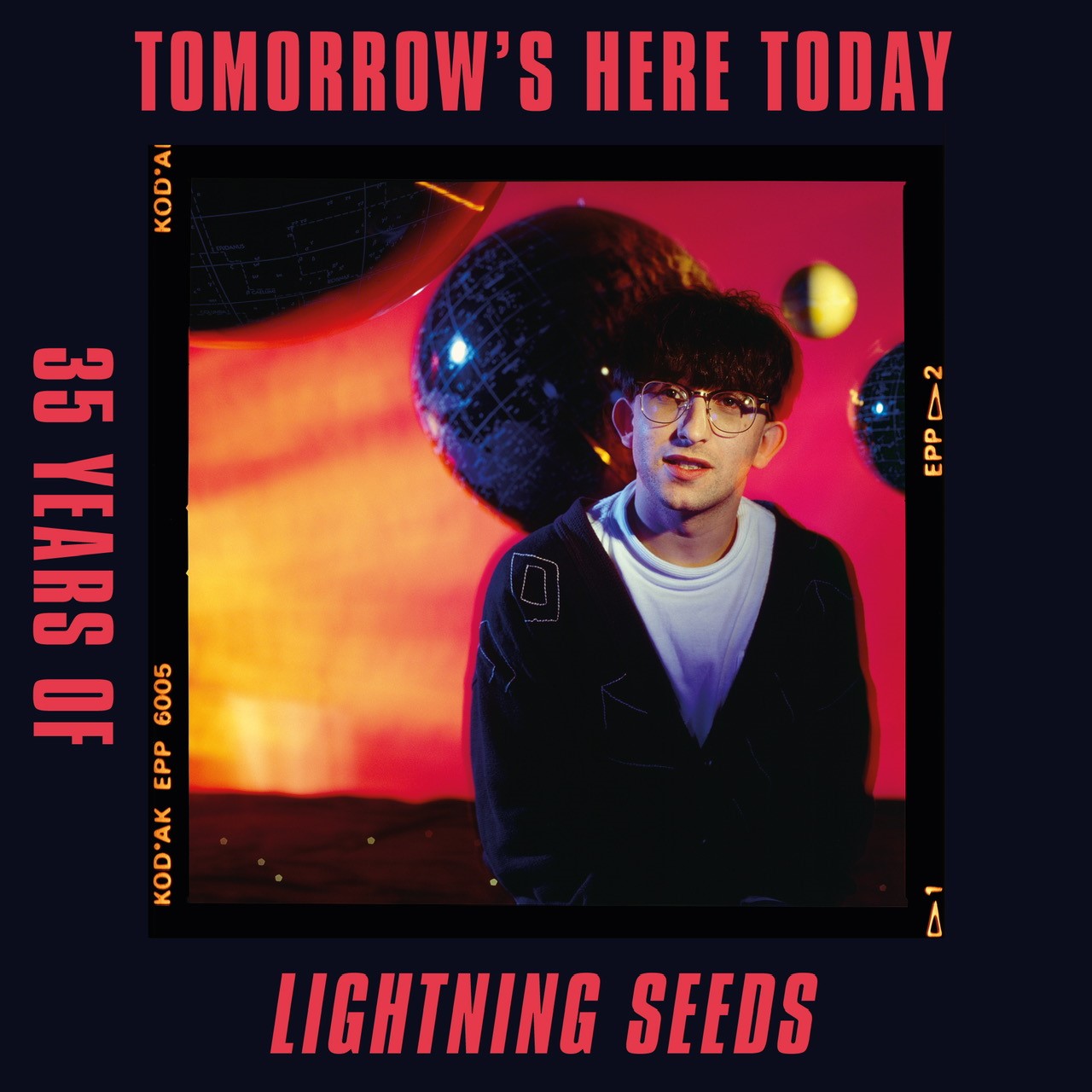 CD cover for Lightning Seeds’ “Tomorrows Here Today: 35 Years” album.