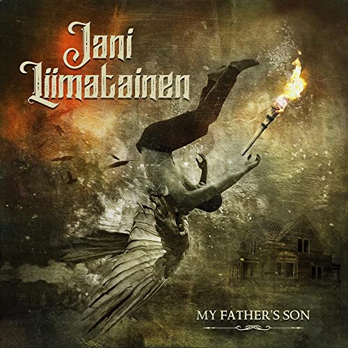 CD cover art: figure with wings, torch, and distant house.