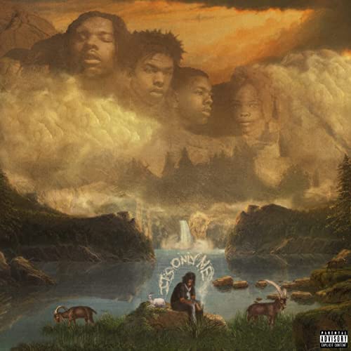 Album cover for Lil Baby’s “It’s Only Me” featuring multiple images of the artist.