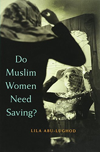 Book cover: “Do Muslim Women Need Saving?” with a mirrored reflection.