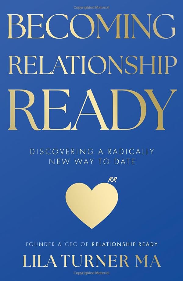 Blue book cover with white title text and a small heart icon.