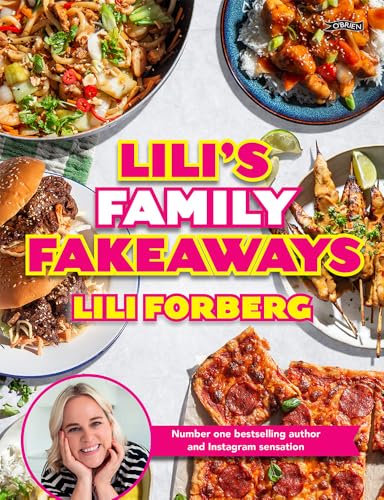 Cookbook cover featuring fast food dishes and author Lili Forberg.