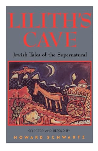 Book cover titled Lilith's Cave with a folk-art illustration of a horse and cart.