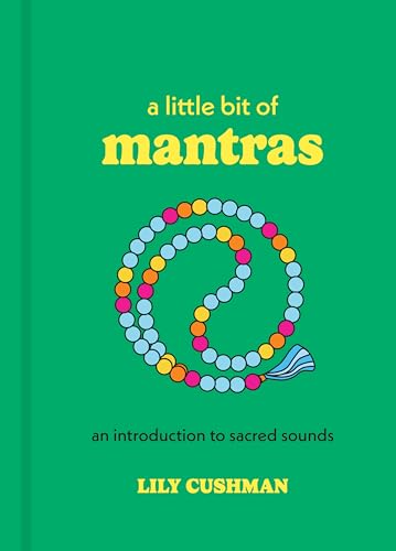 Green book cover with colorful mala beads and yellow title text.