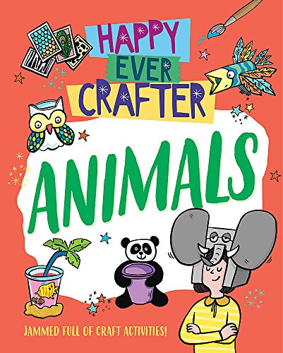 Book cover with colorful animal illustrations and the title "Animals".