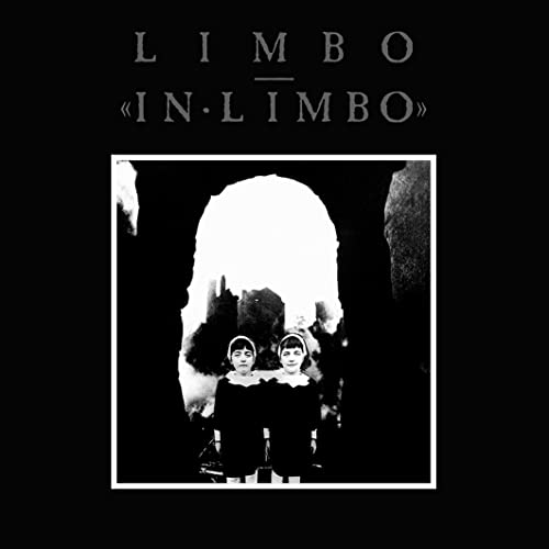 Black and white album cover featuring two young girls in front of an archway.