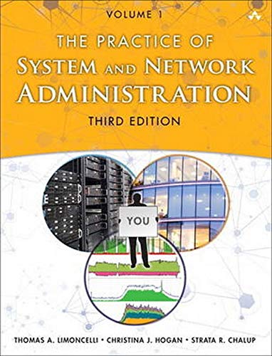 Book cover: "The Practice of System and Network Administration," third edition.