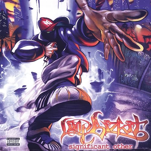 Limp Bizkit album cover, illustrated figure with city background and band logo.