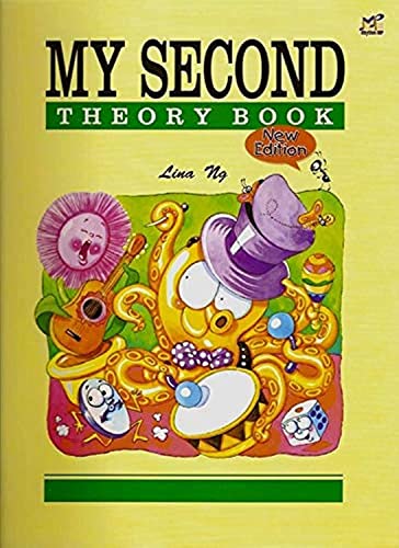 Cover of My Second Theory Book by Lina Ng featuring a cartoon octopus musician.