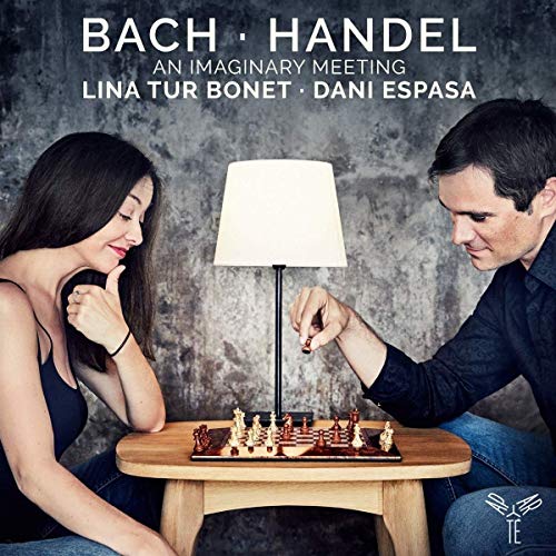CD cover featuring two people playing chess with a lamp and text.