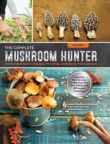 Book cover featuring various wild mushrooms and foraging hands.