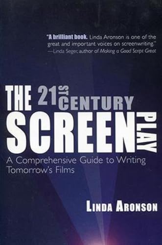 Book cover for The 21st-Century Screenplay by Linda Aronson with blue background.