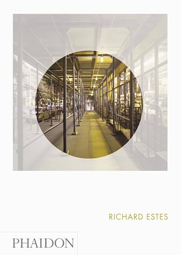 Book cover featuring a photorealistic painting of a sunlit storefront corridor.