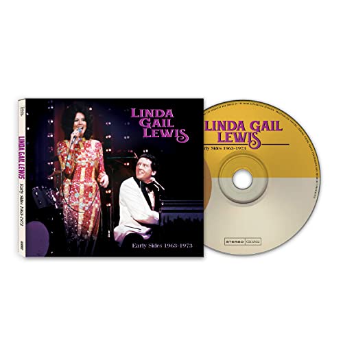 Linda Gail Lewis CD cover and disc, featuring a stage performance image.