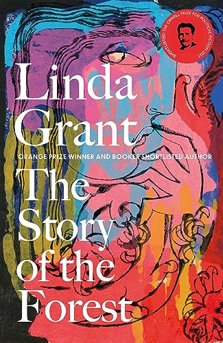 Book cover with abstract, colorful face illustration and white text on a dark background.