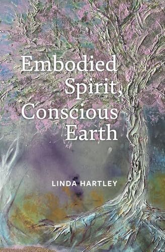Book cover featuring a textured, painted tree against a colorful, abstract background.