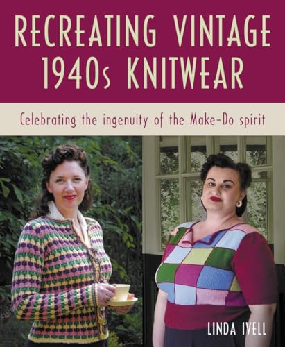 Book cover featuring two women wearing colorful vintage-style knitwear against outdoor and window backgrounds.