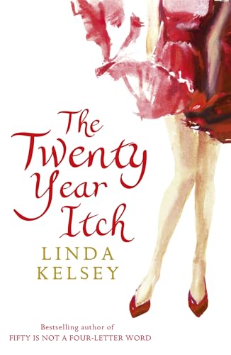 Book cover: "The Twenty Year Itch" by Linda Kelsey, with red dress illustration.