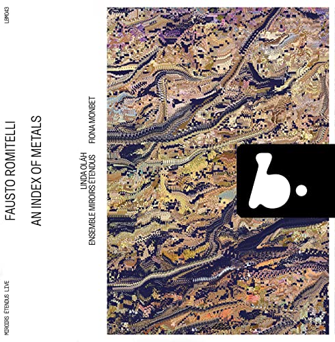 CD cover with abstract, colorful marbled texture and black geometric shapes.