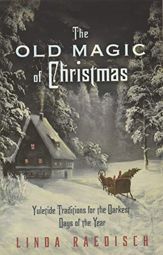 Book cover depicting a snowy winter scene with a cabin and sleigh.