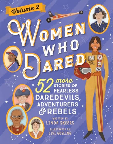 Book cover featuring illustrated portraits of diverse pioneering women.