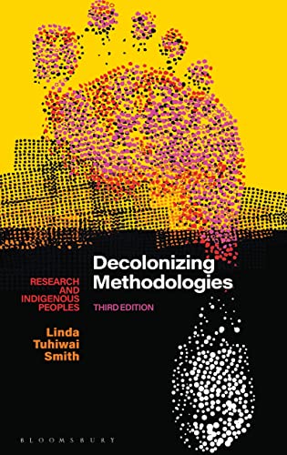 Book cover with a dotted footprint design on a yellow and black background.