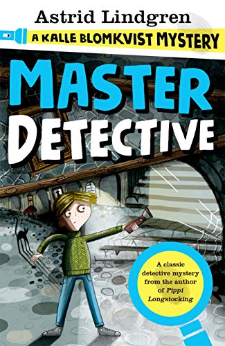 Book cover: boy detective with flashlight in a shadowy, illustrated scene.