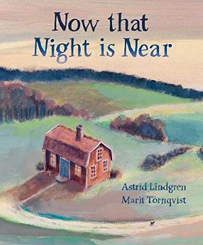 Book cover: a small house in a rolling, green landscape at dusk.
