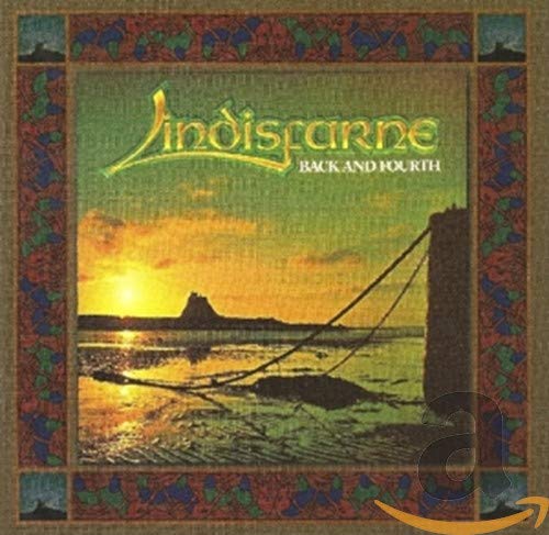 CD cover showing a sunset over a coastal landscape with a decorative border.