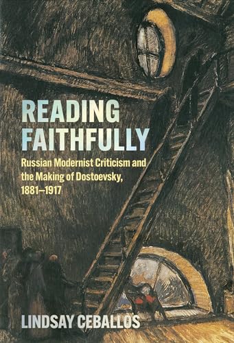 Book cover: "Reading Faithfully" with a dark, abstract illustration of stairs.