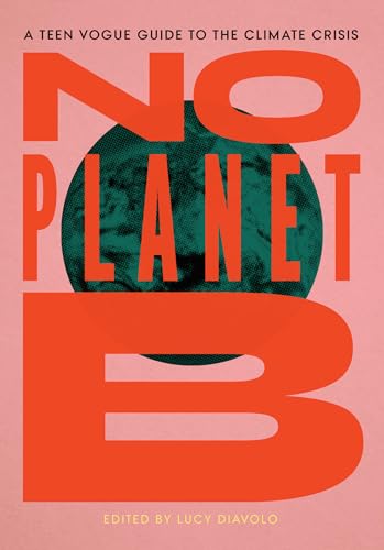 Book cover: “No Planet B” with Earth image and red typography.