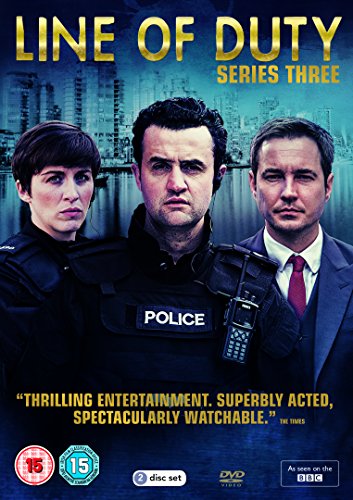 Line of Duty Series 3 DVD cover with three police officers pictured.
