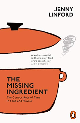 Book cover featuring an orange cooking pot with a lid and text on white.