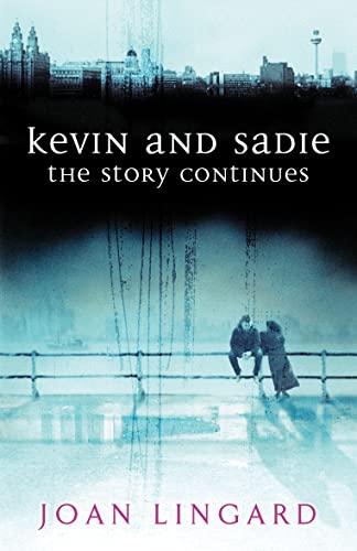 Book cover featuring a couple sitting on a railing against a blue city skyline.