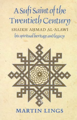 Book cover featuring ornate geometric design and title about a Sufi saint.