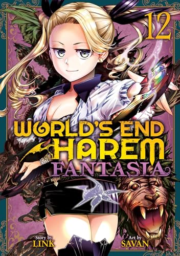 Manga volume 12 cover with blonde woman, fantasy elements, and a lion.