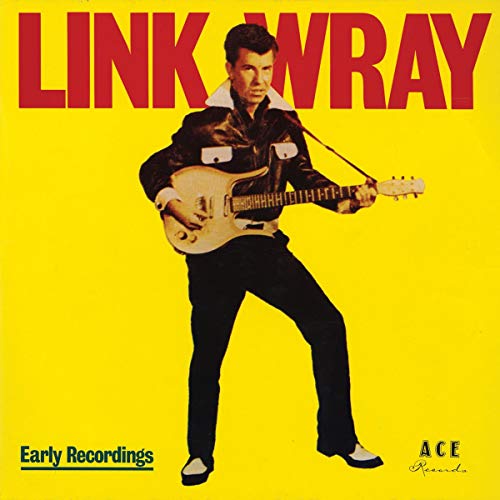 Link Wray album cover: a portrait of the guitarist with his guitar.