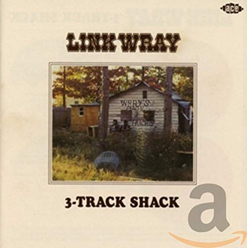 Link Wray album cover featuring a rustic cabin in a wooded area.