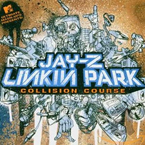 Album cover featuring Jay-Z and Linkin Park text over a gritty, illustrated collage background.