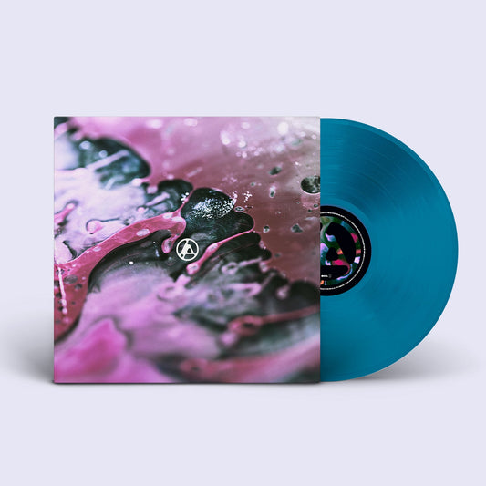 Linkin Park "From Zero" vinyl record with abstract pink and blue cover.