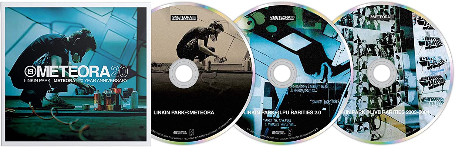 Linkin Park Meteora 20th Anniversary 3CD set with album artwork.